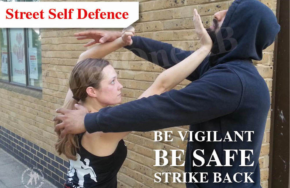 Girl attacks would be assailant using a technique learnt at one2onekb